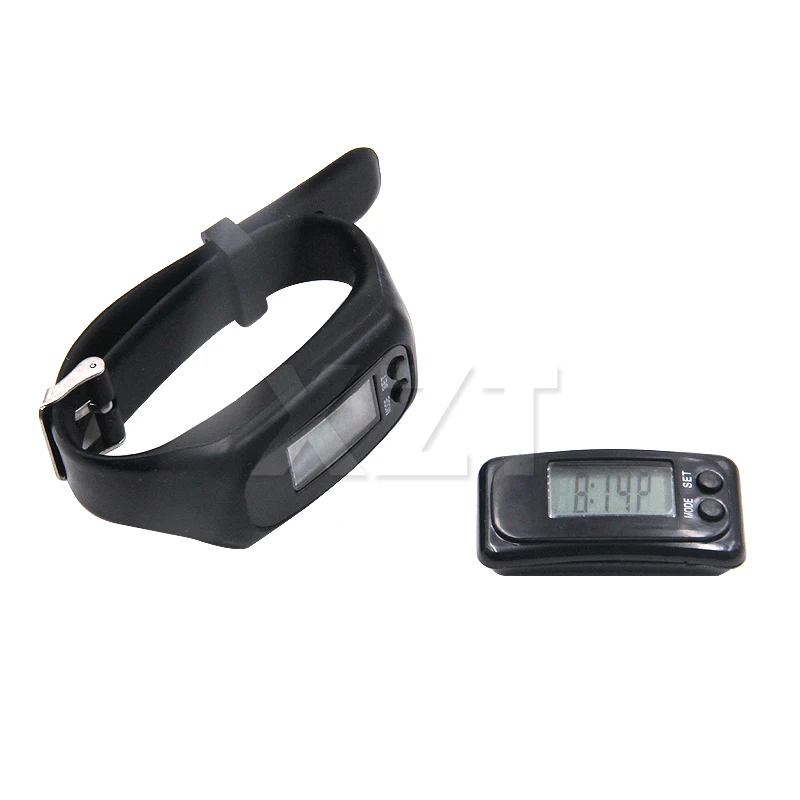 Digital LCD Pedometer Watch Smart Wristband Run Steps Walking Distance Calorie Counter Silicone Wrist time Bracelet Sport | Электроника