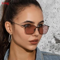 2022 square vintage metal men sunglasses brand designer sun glasses women female classic driving eyewear protective gears uv 400