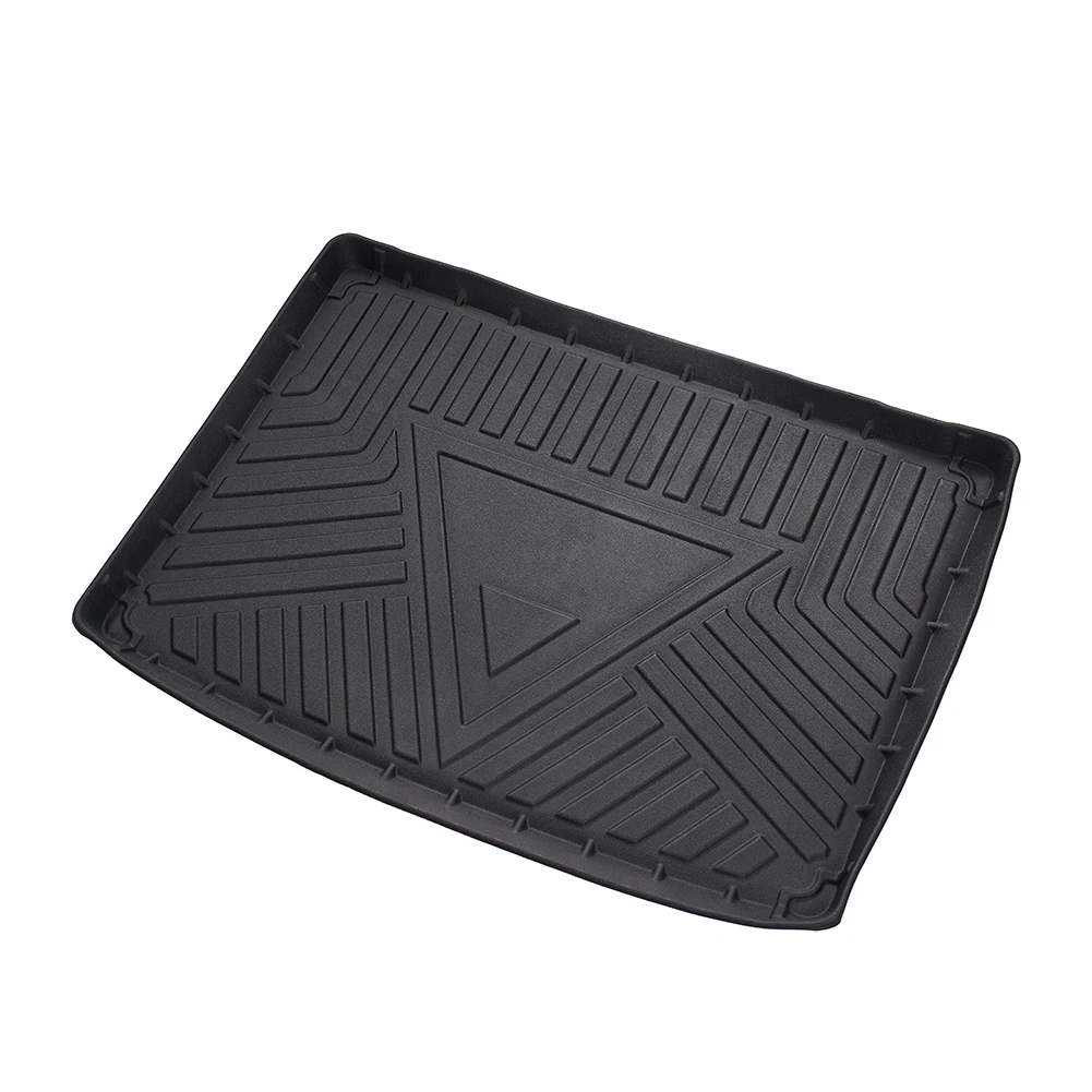 Черный резиновый коврик для багажника задний напольный лоток груза