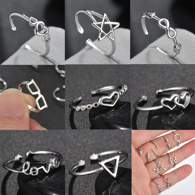 Горячая Распродажа Для женщин специальные стрелка Форма кольца Регулируемый
