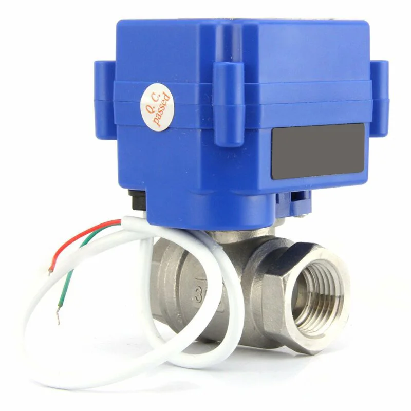 1pcs 1/4&quot Motorized Ball Valve 9V 12V To 24V NC 2 Wire Auto Return Replace Parts | Обустройство дома