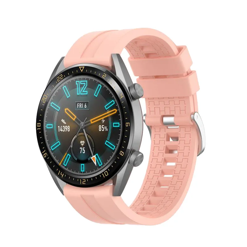 Sport Silicone 22mm watch band strap For Huawei watch GT 2 46mm smartwatch Replacement wristband For Huawei watch GT 2 Pro strap