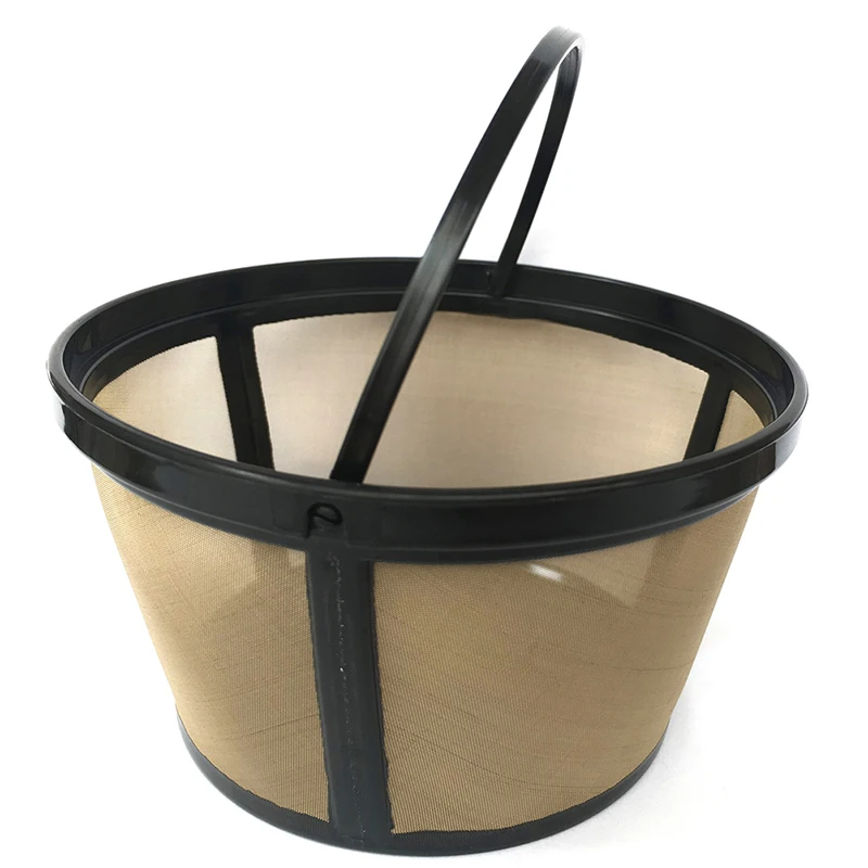 

1pc Reusable Coffee Pot Filter Holder Dripper Mesh Basket With Handle Kitchen Tools