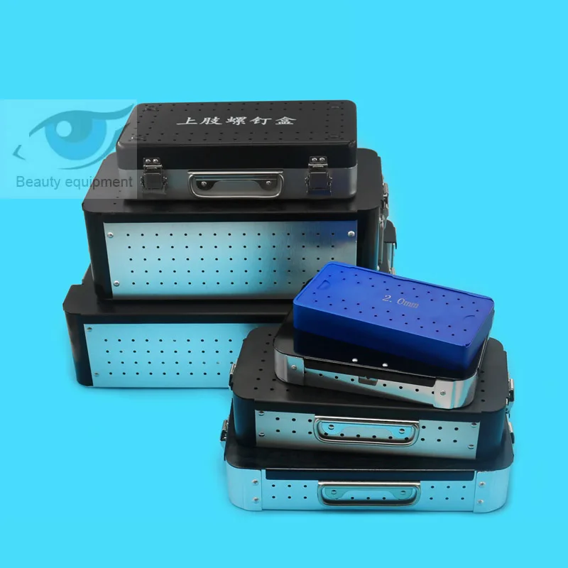 Коробка для стерилизации ногтей с ортопедическими винтами коробка верхних и