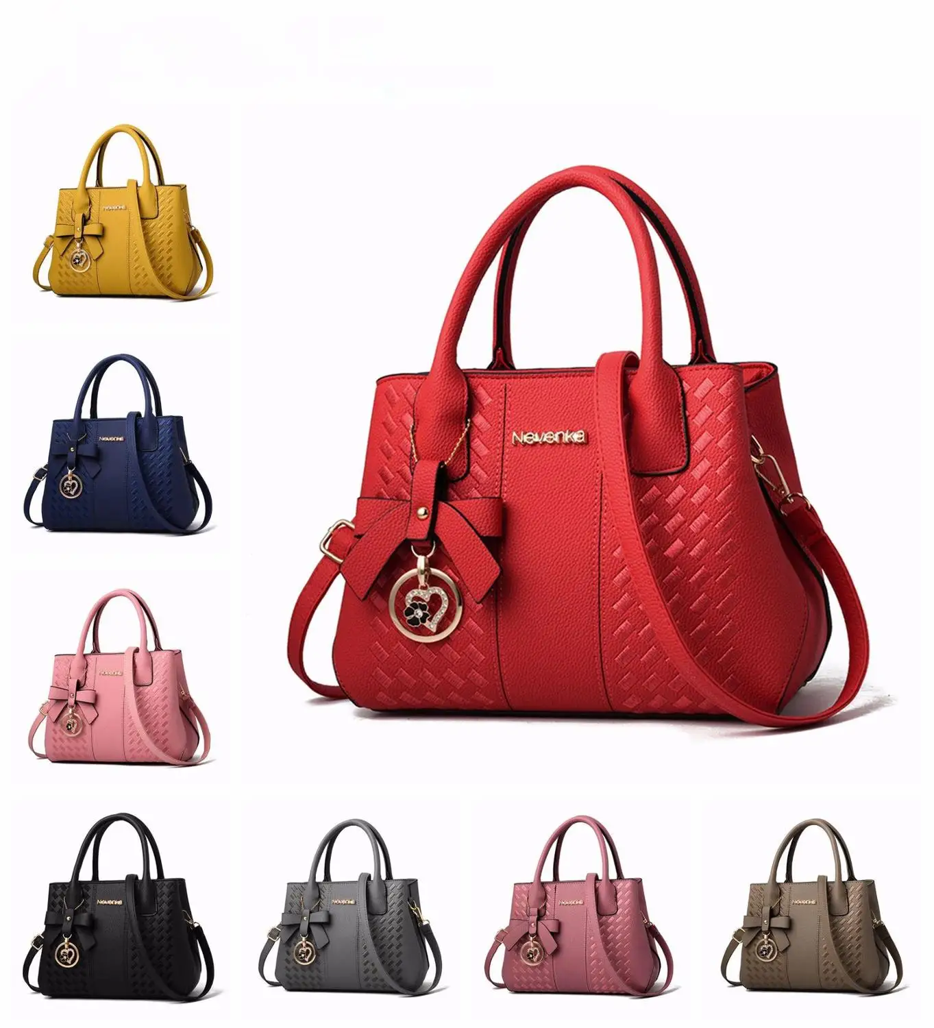 Women's Fashion Designer Tote Luxury Brand Leather Handbag Female Messenger Bag Solid Casual Ladies Crossbody bags Large