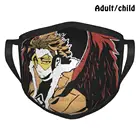 Лицевая маска Hawks Wing Hero Pm2.5 для самостоятельной сборки, многоразовая маска для лица с Hawks Bnha Keigo Takami Boku No Hero Академия Mha
