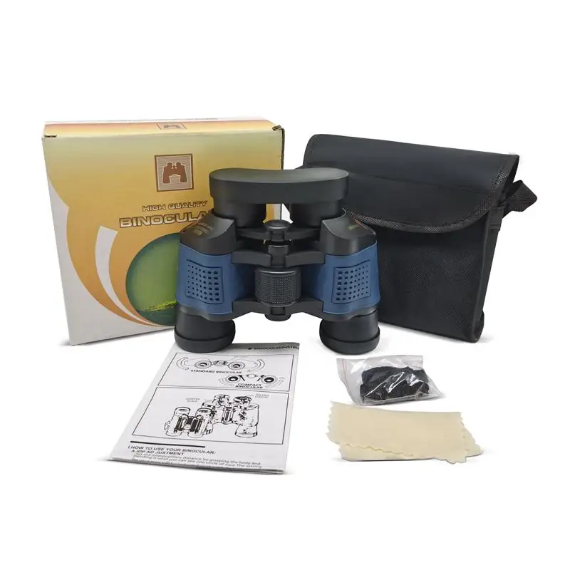 Бинокль 60X HD профессиональный дальнего действия дальность 3000 м FMC слабое ночное