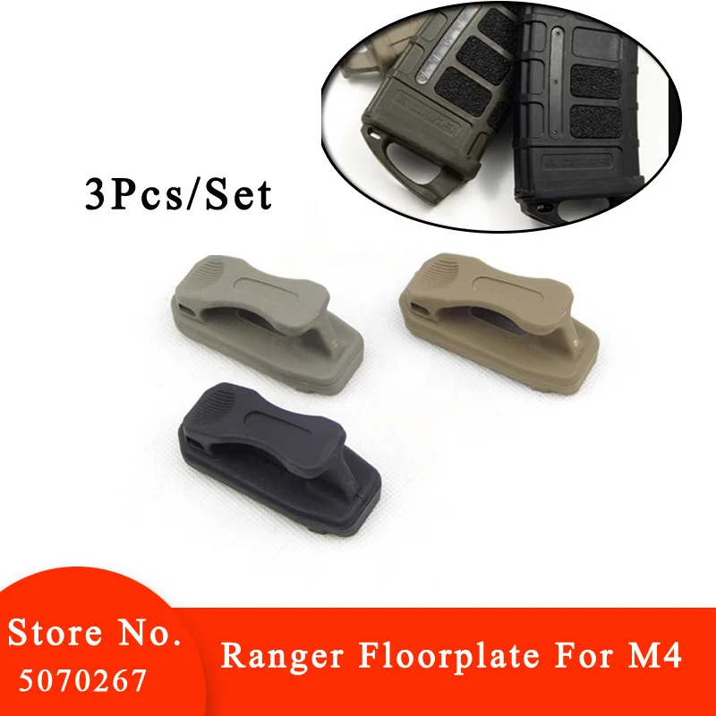 Набор деталей 3 шт./компл. AR15 M4 45x5 56 журнал Ranger Floorplate тактические аксессуары для