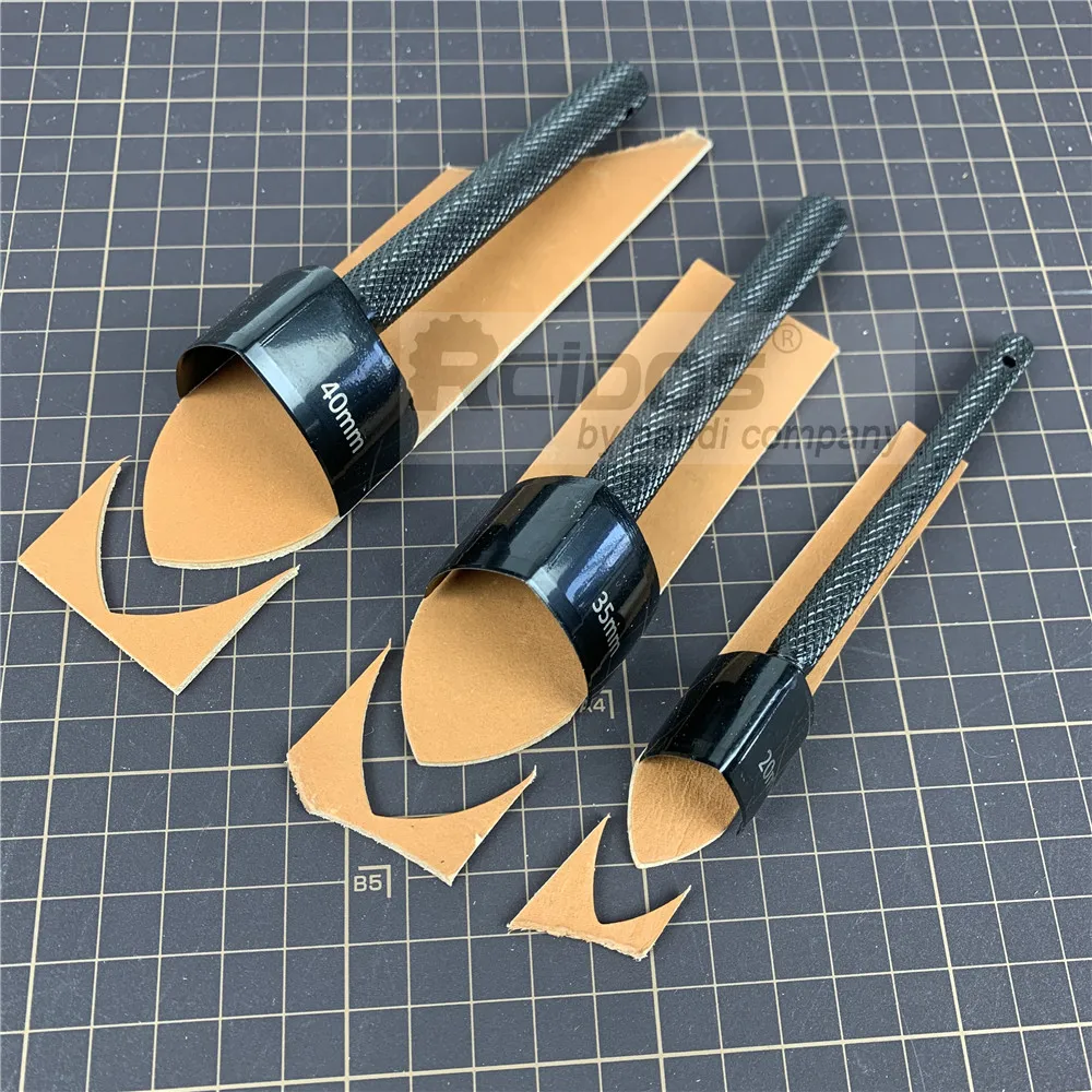 Ковровая ручка v образной формы с ремешком и вырезать удар RCIDOS DIY кожаный угловой