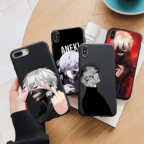 

Tokyo Ghoul Kaneki Ken Anime Case Funda Coque For iPhone 13 12 mini 11 pro xs max X XR 5 6 7 8 plus tpu black soft shell