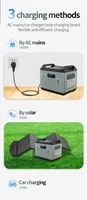 1997w portable generator 2000wh 624000mah power station emergency power supply pure sine wave with dc ac inverter