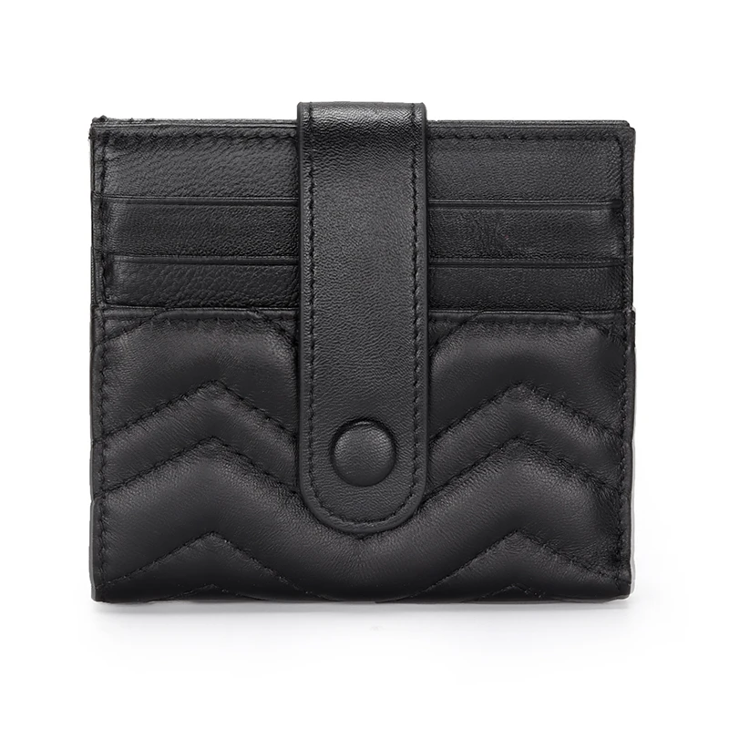 

Мужские короткие кошельки из овечьей кожи, держатель для карт вышитые кошельки для хранения наличных, модная сумка, Подарочный клатч