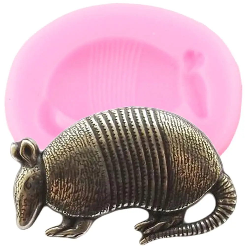 Фото 3D мышь Armadillo силиконовая форма животные помадка Сделай Сам инструменты для