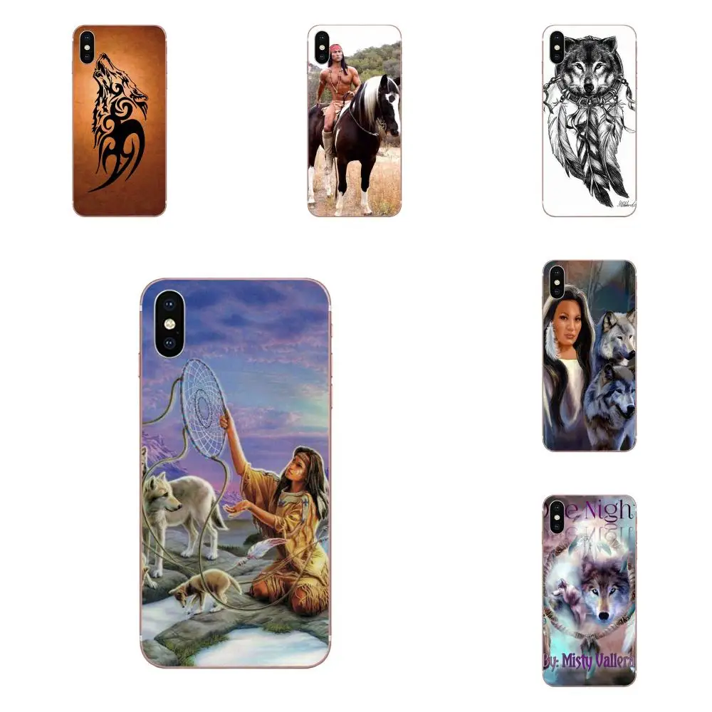 Для Apple iPhone 4 4S 5 5C 5S SE 6 6S 7 8 Plus X XS Max XR узор мягкий чехол для телефона классный волк