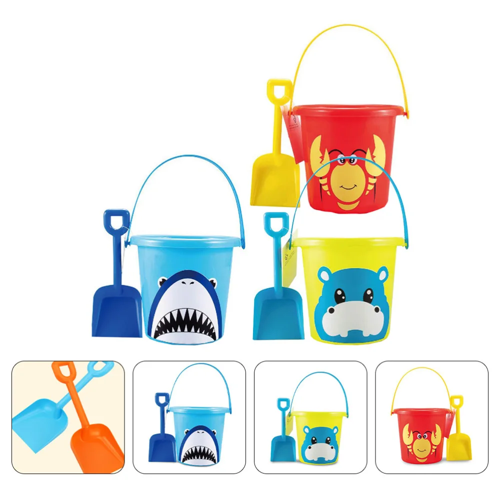 

3 Sets Mini Bucket Toys Shovel Toys Funny Outdoor Summer Beach Sand Pit Tools