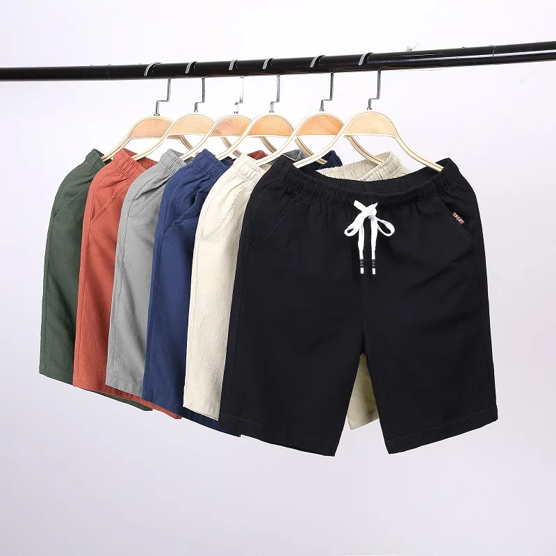 Pantalones cortos informales para hombre de 2020 pantalones cómodos algodón alta calidad ropa calle hombr | Мужская одежда