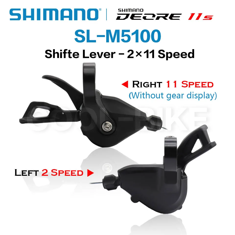 

Shimano Deore M5100 Shift Lever Bike Derailleurs 2x11 2x10 Speed SL-M5100 Shifter Lever MTB SL M5100 Bicycle Switch No Windows