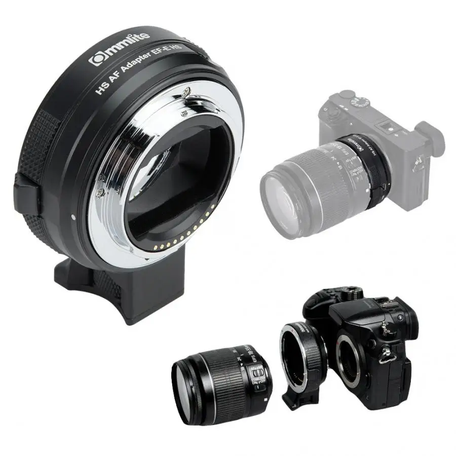 Переходное кольцо для объектива Commlite фотоаппарата Sony E A9 A7RIII A7RII|Адаптеры