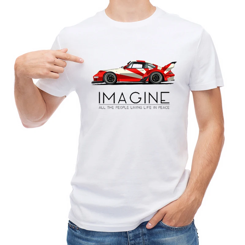 

TEEHUB Fashion Racing The Rising Sun Printed Men T Shirt Funny T-shirt Short Sleeve O-Neck Tops Cool Tees