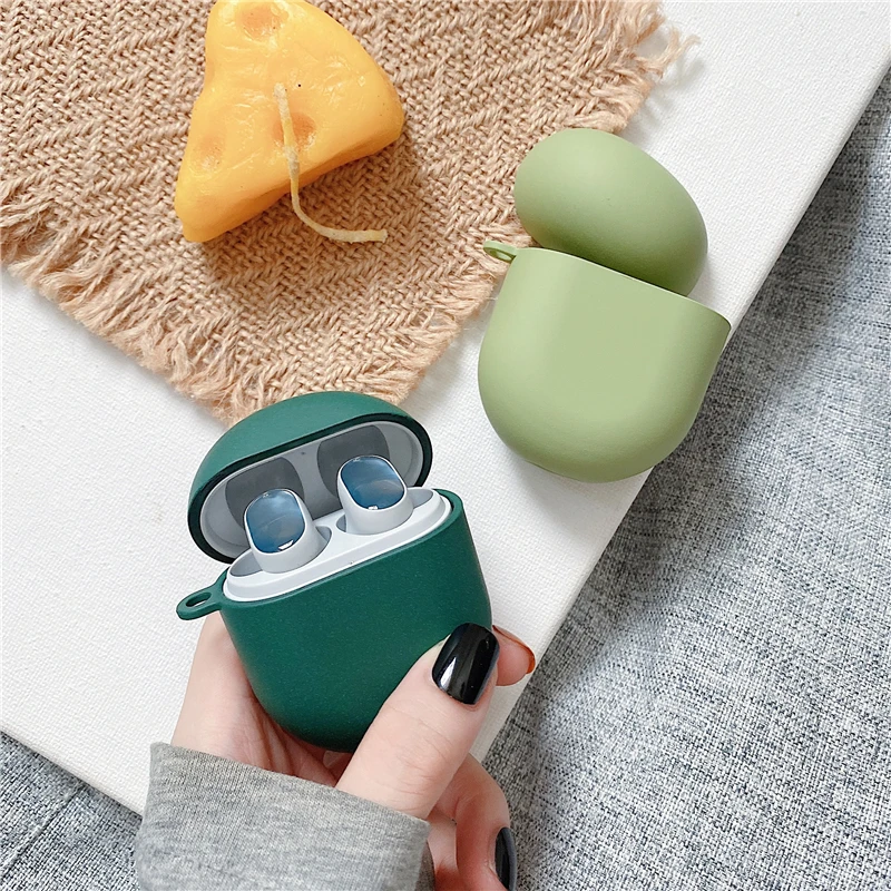 Роскошный однотонный матовый жесткий силиконовый чехол 2 в 1 для Xiaomi Airdots Pro