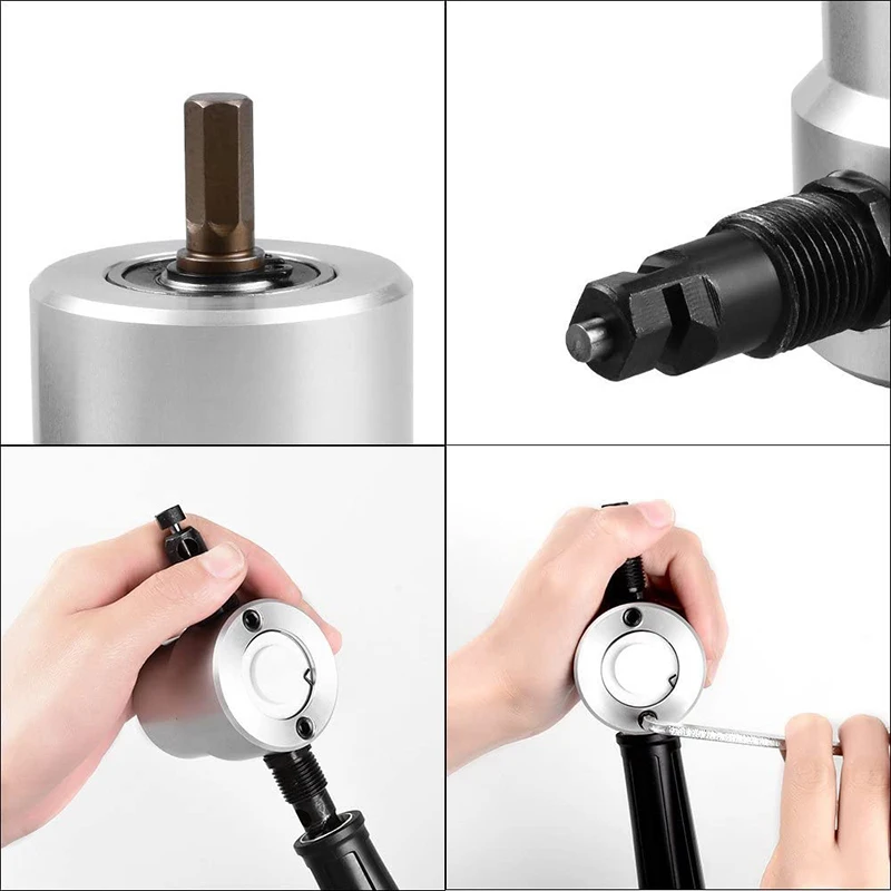 

160A Double Head Nibbler Blade Saw Cutter Tool Electric Sheet Metal Cutting Drill Accessory Machine Punching Shears Modification