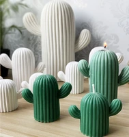 przy 3d meat cactus plant plaster mold home decoration decorative candles mold succulent cactus candle forms resin clay moulds