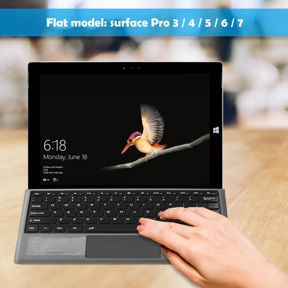 Беспроводная клавиатура для планшета Microsoft Surface Pro 3/4/5/6/7 Type-C | Компьютеры и офис