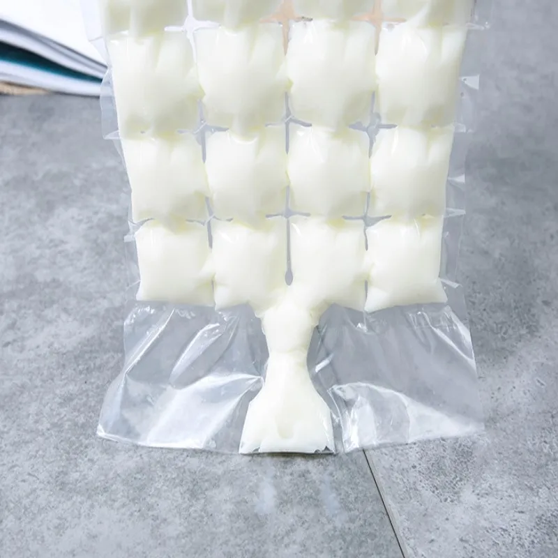 

20packs Disposable Ice Cube Bags, Food Grade Self-Sealing Ice Molds Cube Tray Ice Making Bags Makes Ice Cream Tools