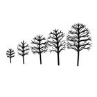 100 шт. модель здания столб дерева для изготовления дерево макет Diy kit песок стол сцена несколько размеров моделирование завод diorama