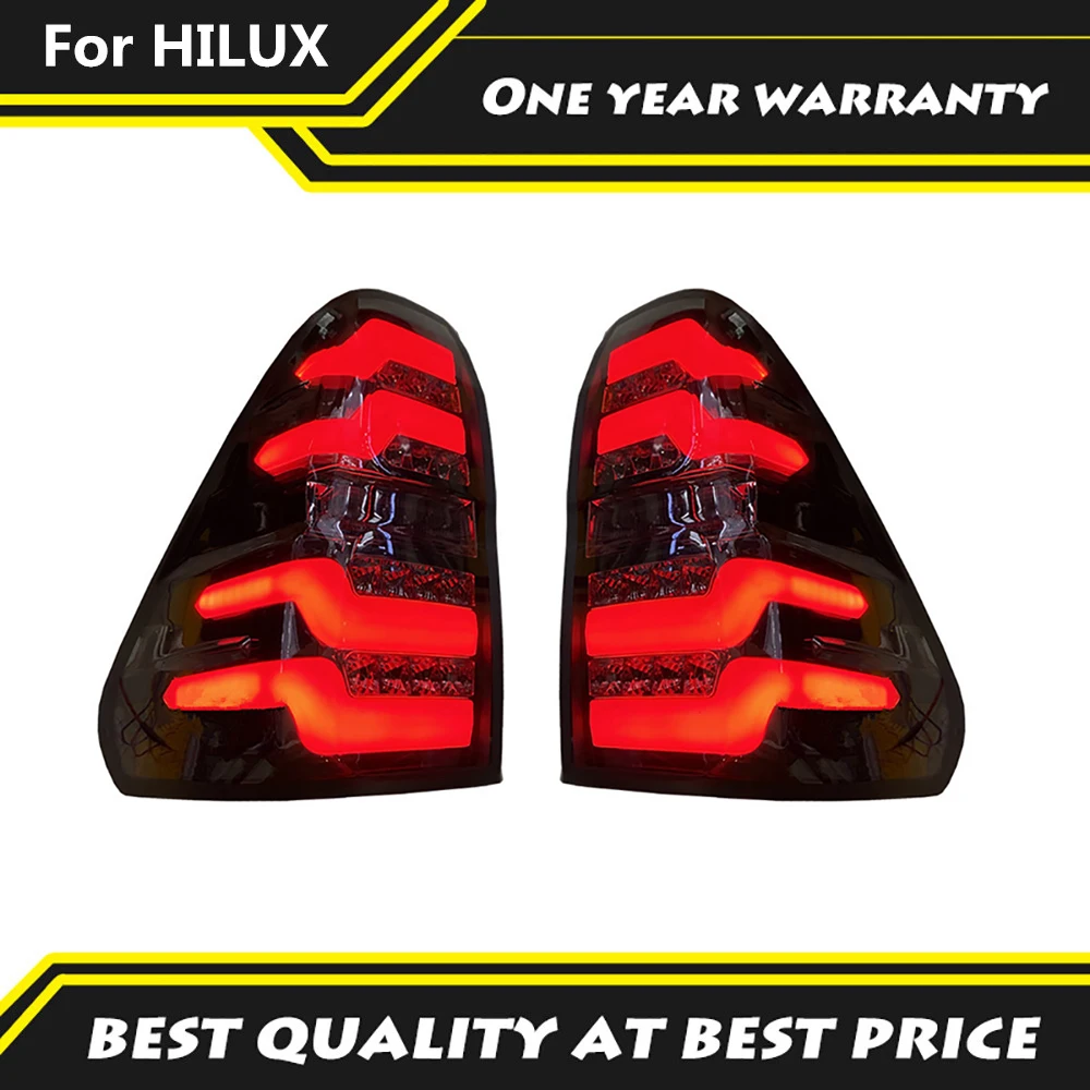 

4X4 AUTO LED REAR LAMP ASSEMBLY BRAKE TAILLIGHT ACCESSORIES FIT FOR HILUX REVO ROCCO 2015-2021 MODIFIELD REAR TAIL LIGHT