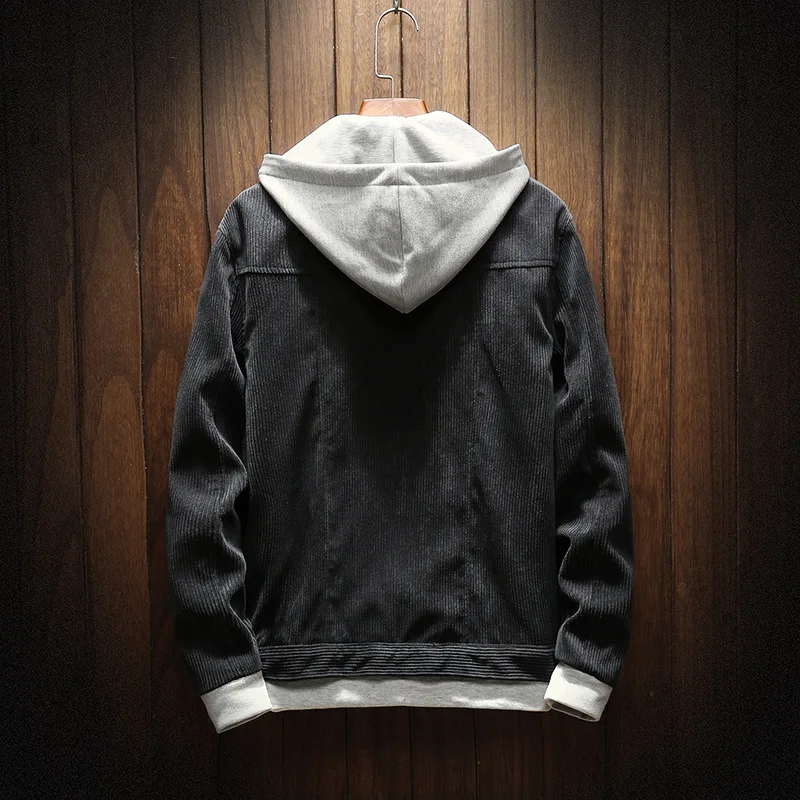 Новое поступление мужская куртка весна осень с капюшоном Повседневная