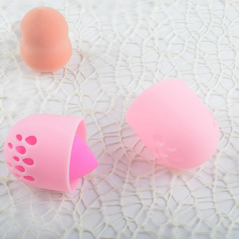 Мягкий силиконовый держатель для сушки пудры яичная подставка коврик красоты