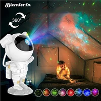 new galaxy projector lamp starry sky night light for home bedroom room astronaut decorative luminaires childrens christmas gifts