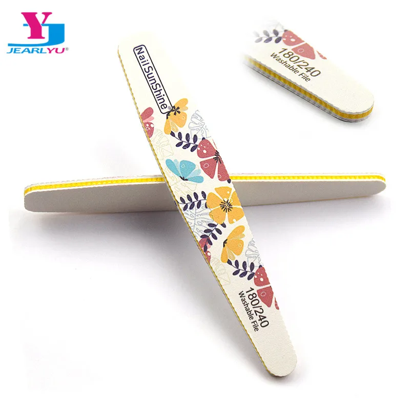 

10Pcs Strong Nail Files 180/240 Manicure Sanding File Individual Package Vernis Semi Permanant Uv Nail File Polish Art Tool