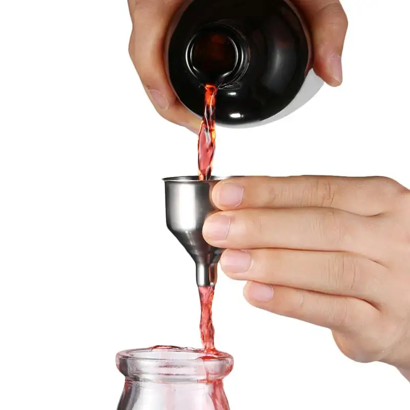 

2pcs Reusable Oil Fuel Funnel Creative Liquid Oil Wine Funnel Dispensing Funnel