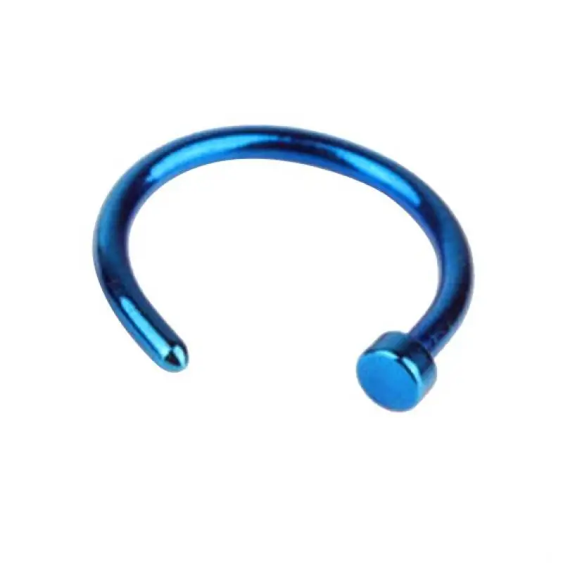 New Medical Titanium Punk Clip on Fake Piercing Body Nose Lip Rings Unisex Ring Women Septum Jewelry | Украшения и аксессуары