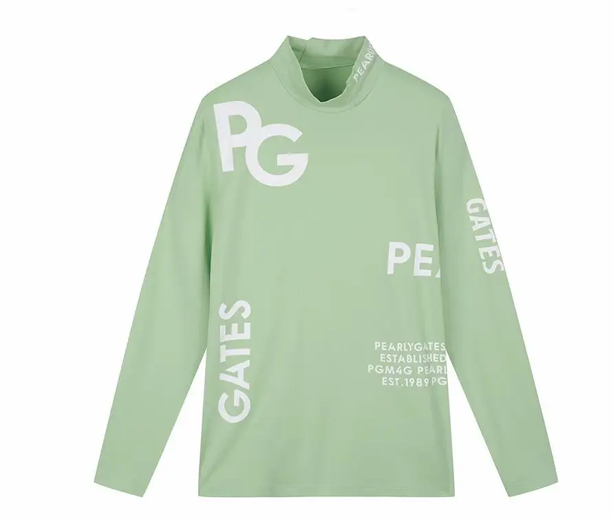 

Summer Anti Ultraviolet Sunscreen Golf Long Sleeve Elastic Ice Silk Touch Slim Men's Undergarments