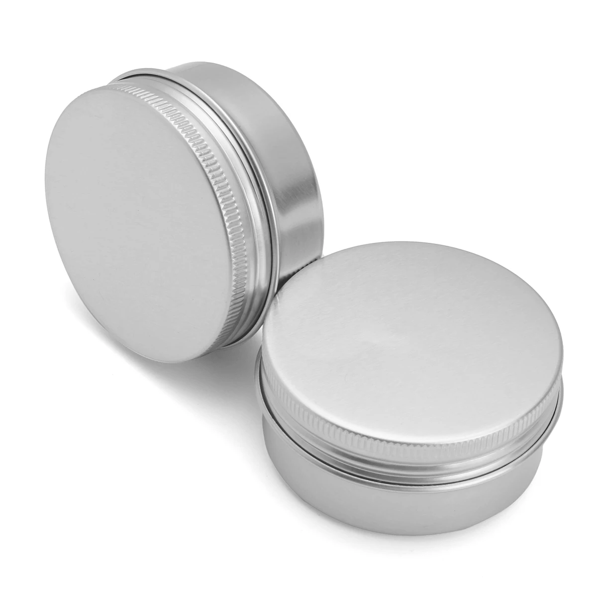 

10pcs 5g 10g 15g Aluminum Tins Cans Round Storage Jars Containers Screw Lids Tins Travel Cosmetic Refillable Containers Pot