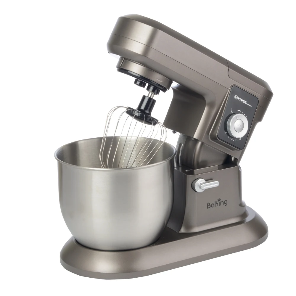 Mixer-kneader FIRST FA-5259 Gray dough machine  for whipping Household appliances kitchen for cooking | Бытовая техника