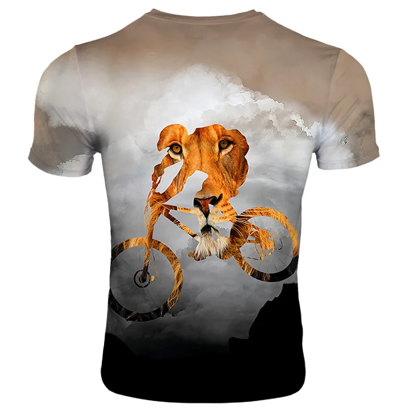 

Men's Fashion T-shirt Men 2021 Newest 6XL Cat 3D Printed Animal Cool Funny T-shirt Men's Short Sleeve Summer Top T-shirt