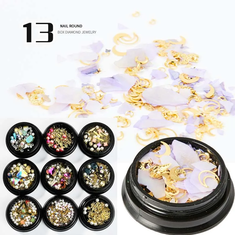 Сделай сам украшение для ногтей смешанные Стразы украшения из сплава ювелирные