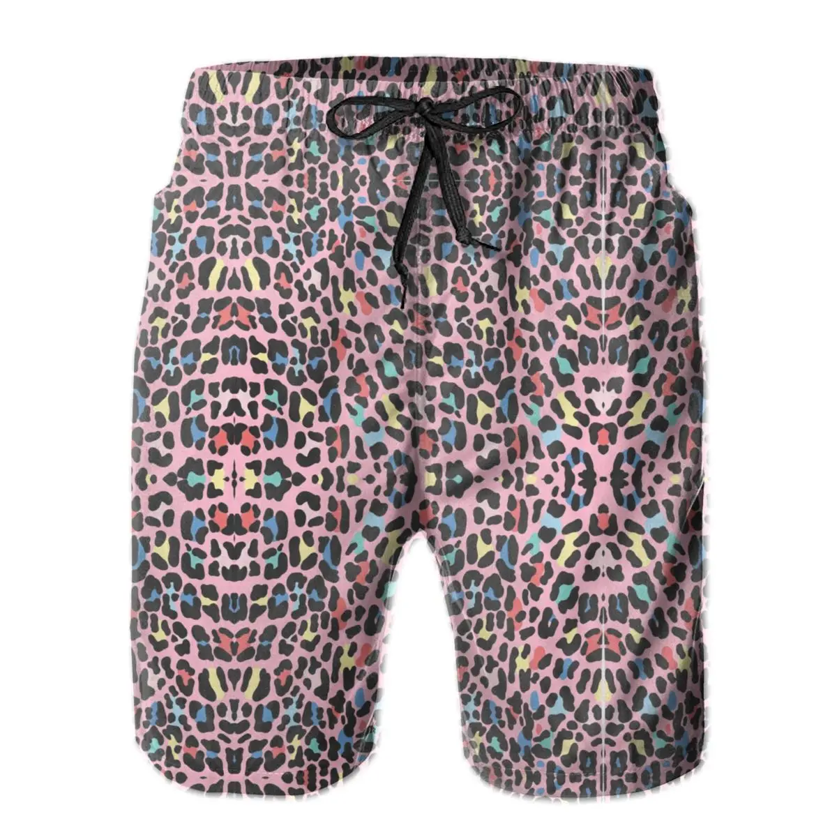 

Повседневные дышащие быстросохнущие брюки Humor Graphic R92, повседневные радужные леопардовые Гавайские брюки