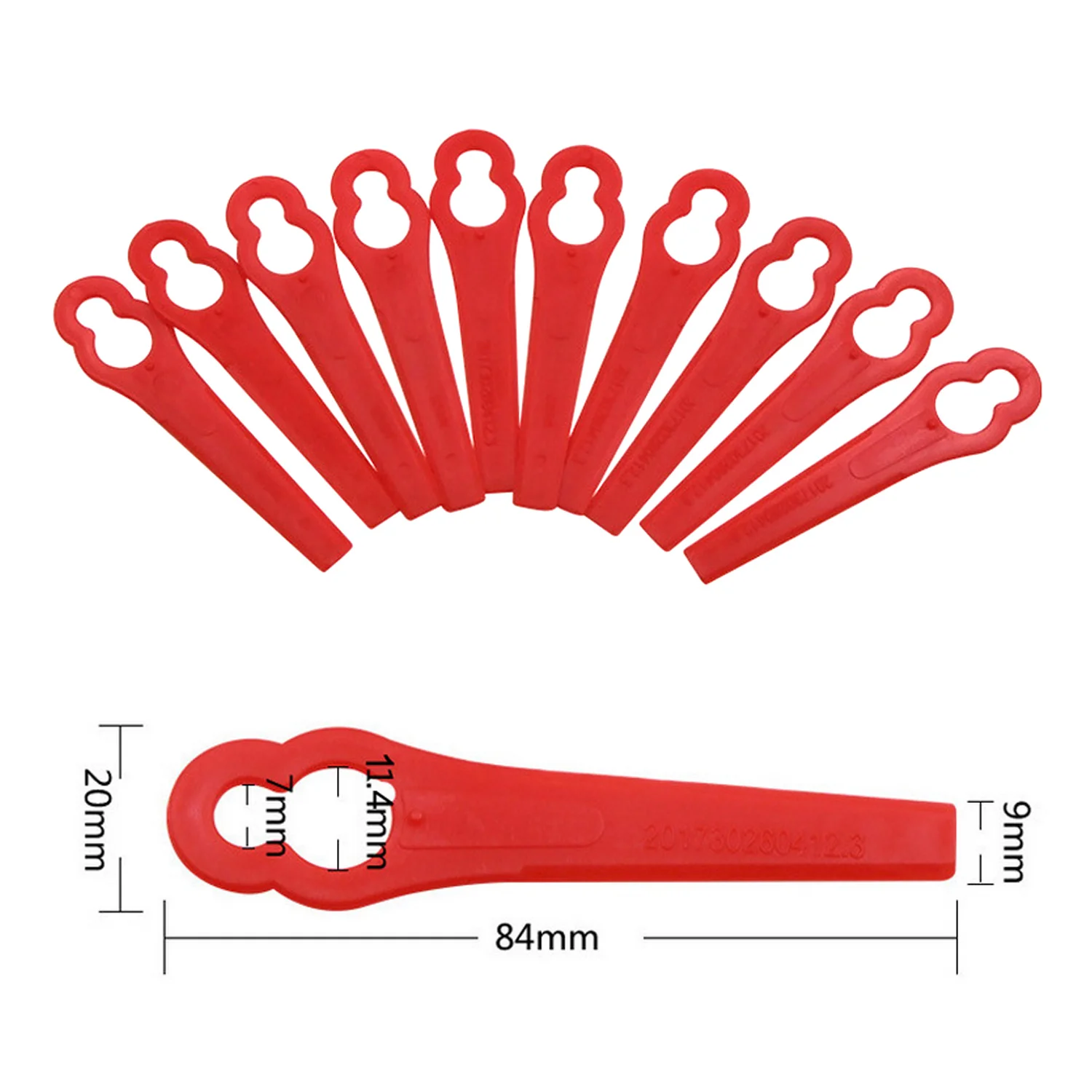 Пластиковая садовая газонокосилка 20 шт. 60 сменные лезвия для триммера травы