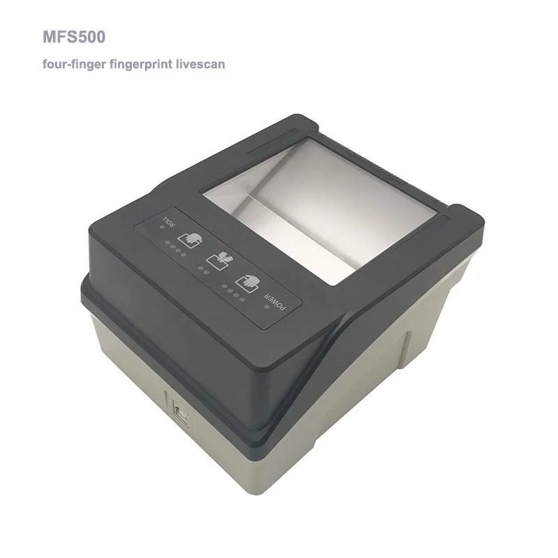 MFS500 FBI certified multi-finger & four fingerprint scanner Supports single rolled and flat capture capabilities For Customs |