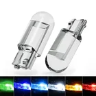 12 В T10 W5W 194 168 светодисветодиодный, супер яркий COB автомобисветильник интерьер, освещение детской номерной знак, купольная лампа DRL 6000K, белый, синий, красный, 12 В