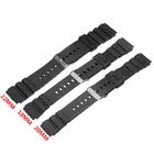 Силиконовый ремешок Shellhard для наручных часов 182022 мм, мужской, унисекс, черный пластиковый ремешок для наручных часов, ремешок для спортивных часов, ремешок с пряжкой, браслет