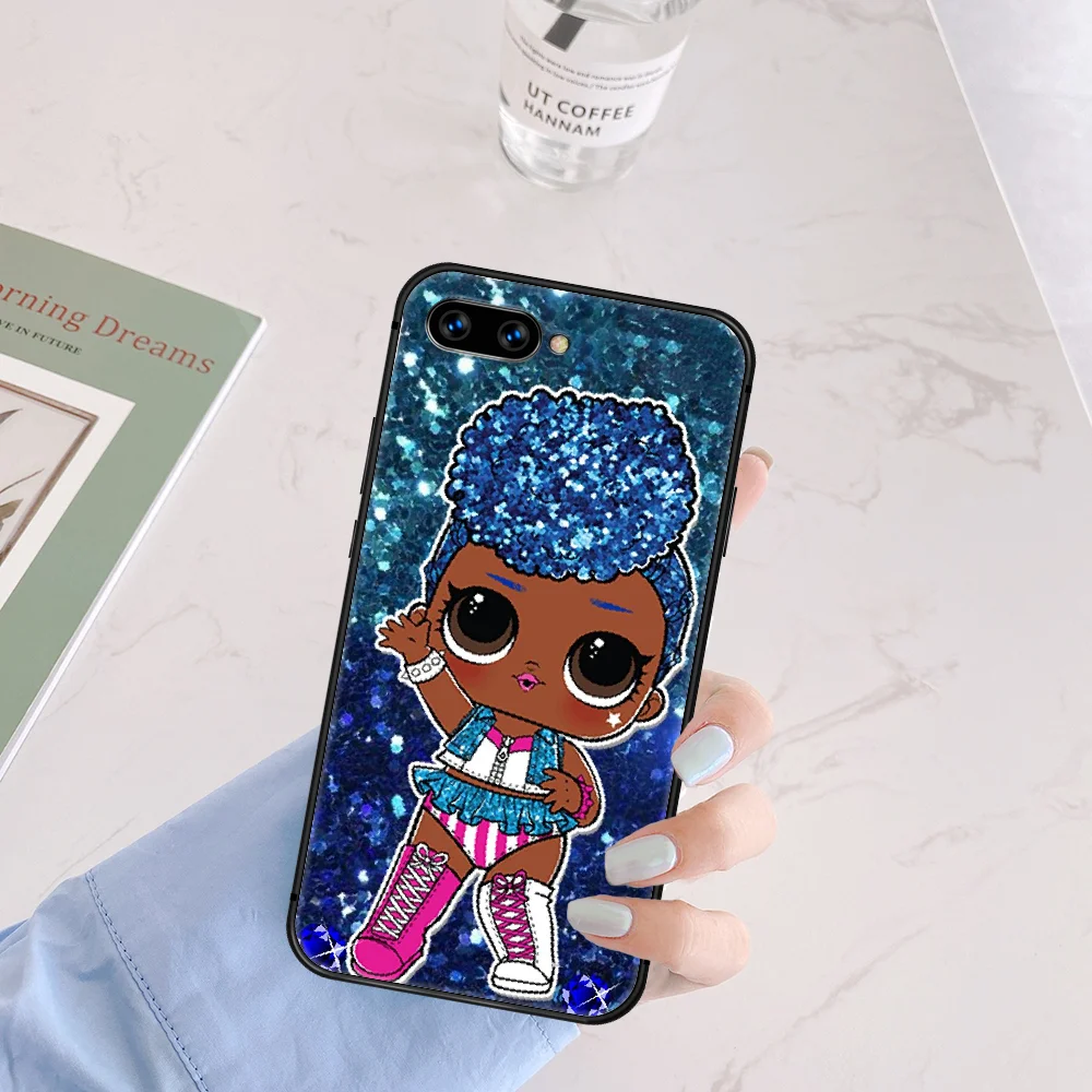 

Cartoon Cute Lols dolls Girl Phone Case Cover Hull For HUAWEI Honor 6A 7A 7C 8 8A 8S 8x 9 9x 10 10i 20 Lite Pro black Shell
