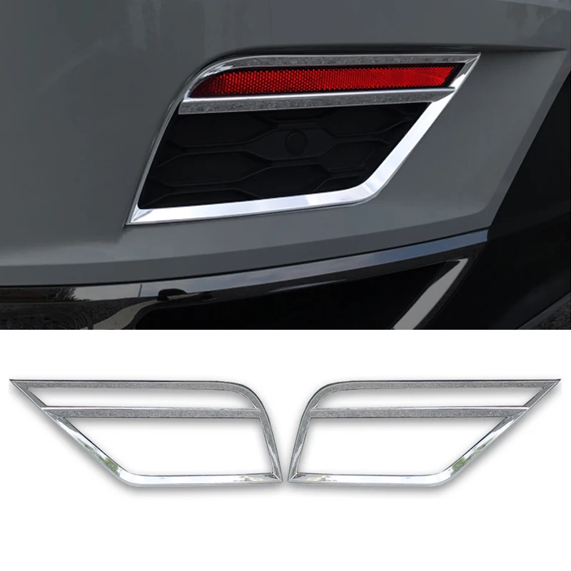 Для Volkswagen VW T-ROC 2017 2018 ABS хромированный Автомобильный задний отражатель Туман