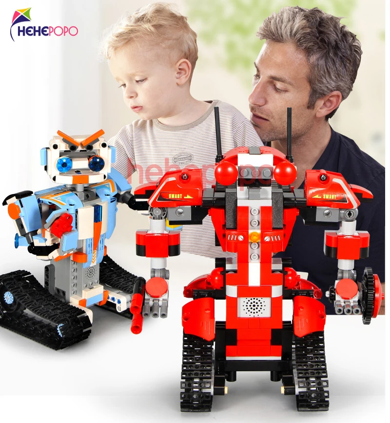 

RC Robot Diy Technic Power Building Blocks Function Smart Tracked Remote Control Fit BOOST Motor Technic Blocks Bricks 13001