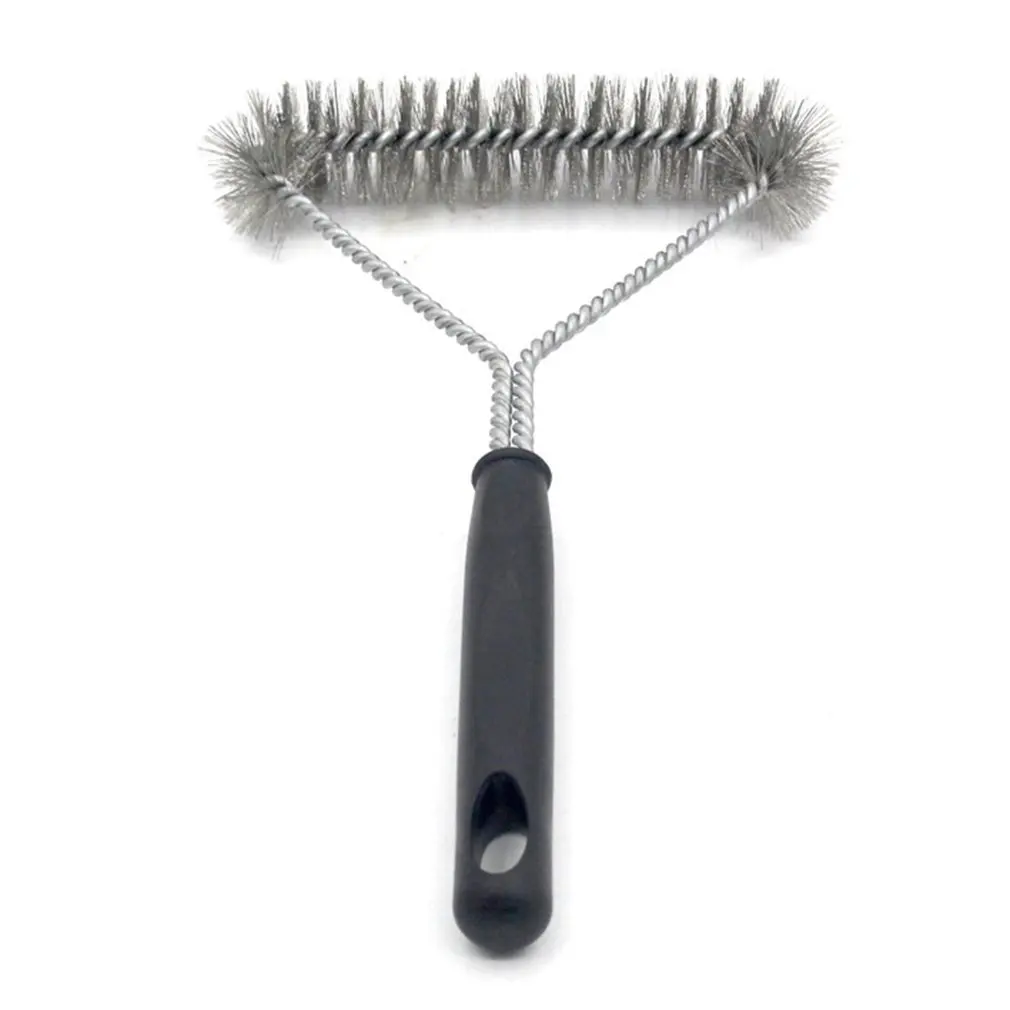 Проволочная щетинок из нержавеющей стали треугольные чистящие щетки с ручкой
